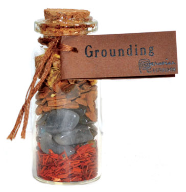 Grounding
 Pocket Spell Bottle - Tree Of Life Shoppe