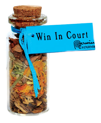 Win in Court  Pocket Spell Bottle - Tree Of Life Shoppe