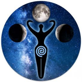 Triple Moon Godess Sticker / Decal