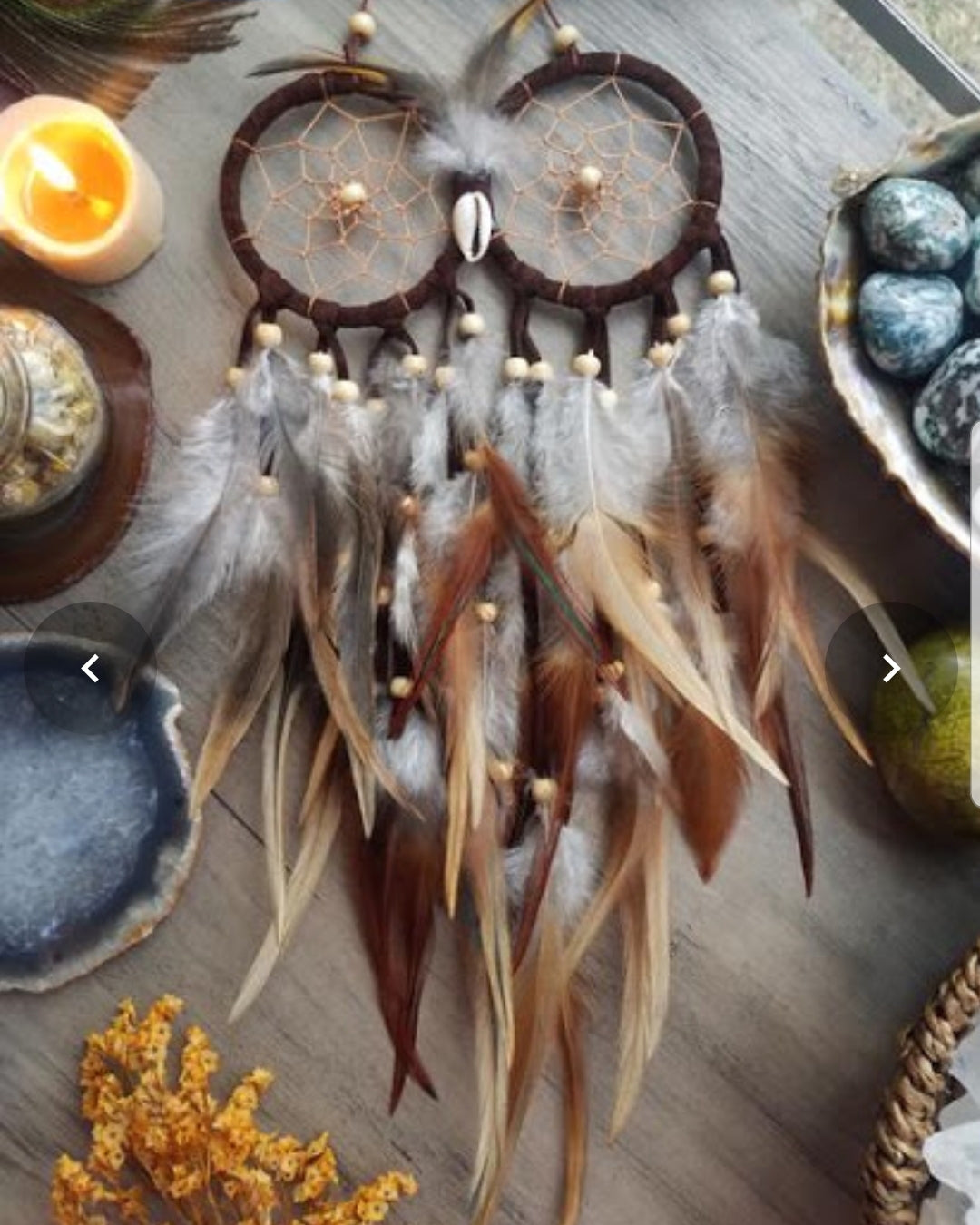 Owl Dreamcatcher 6 Inches - Tree Of Life Shoppe