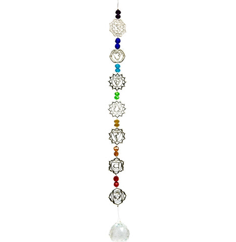7 Chakras Suncatcher with czech style beads - Tree Of Life Shoppe