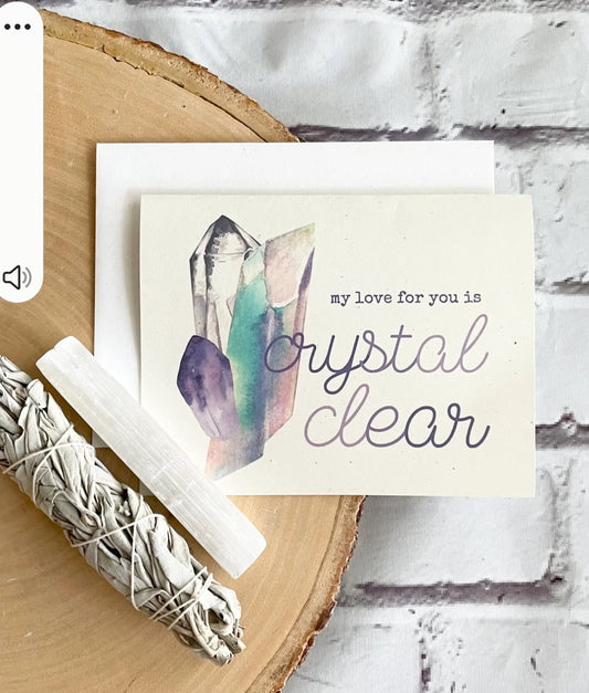 Crystal Clear Card