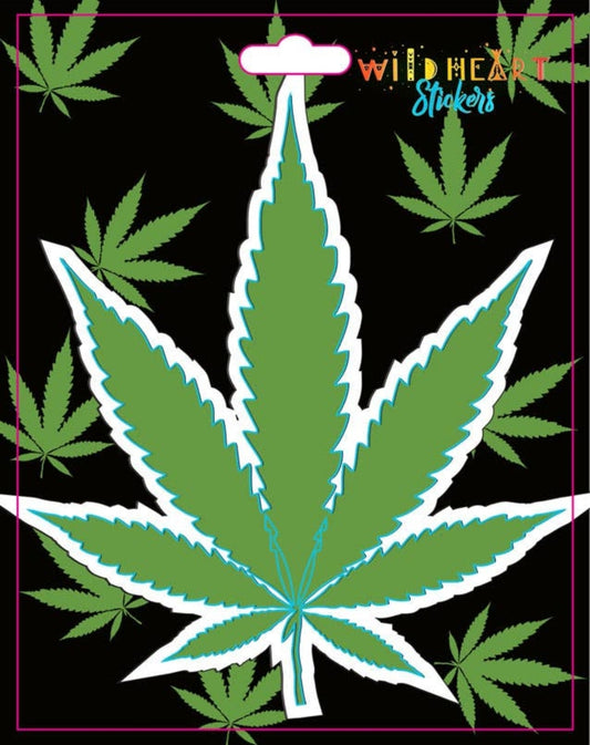 Cannabis Flower Window Sticker
