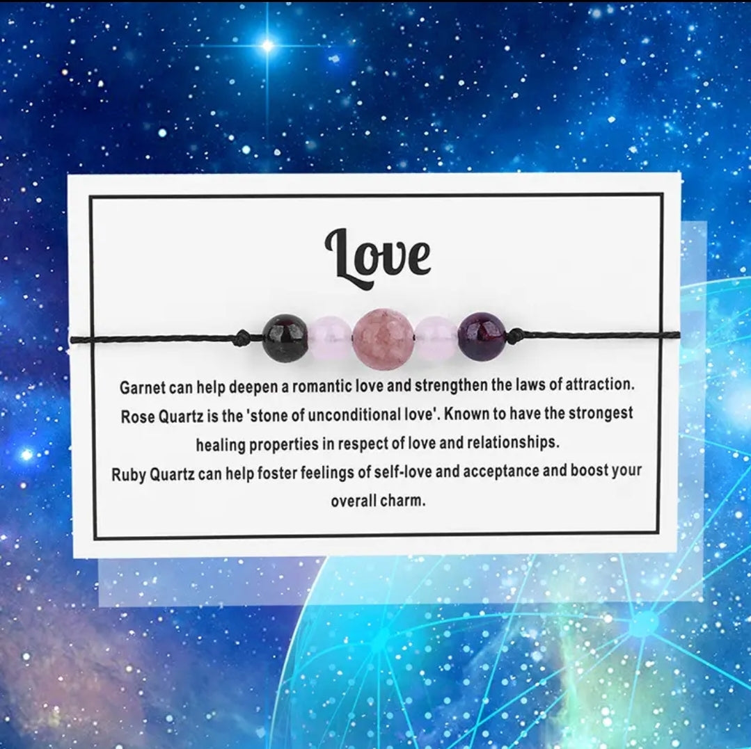 Love Intention Gemstone Bracelet