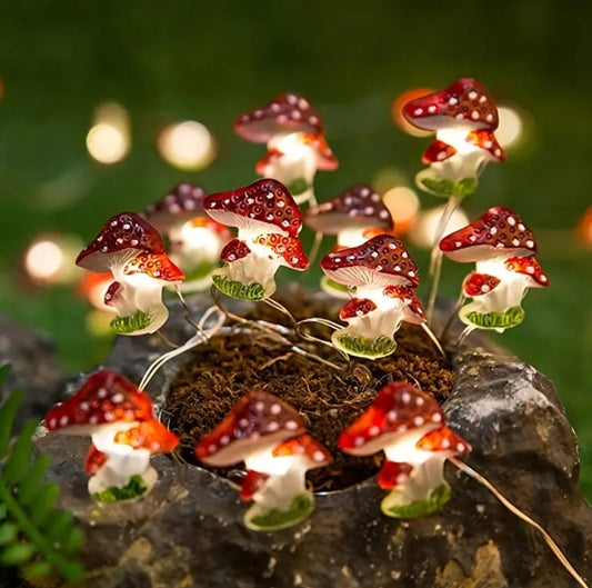 Mushroom Fairy Light Set