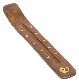 Wooden with Brass Inlay Incense Holders - Various