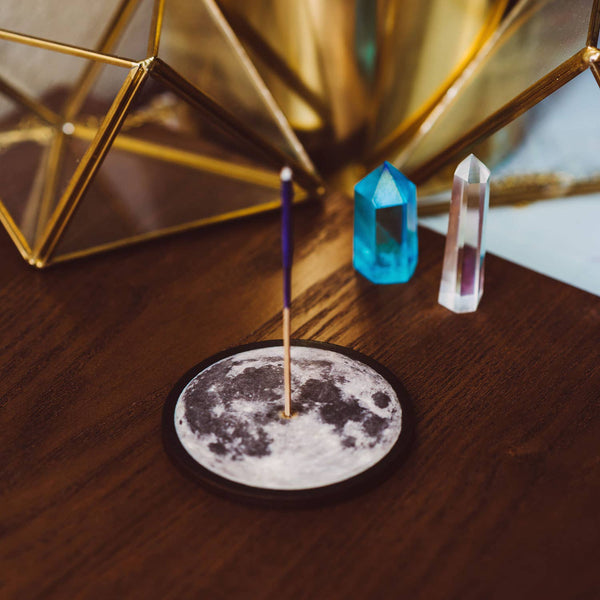 Full Moon Full Color Stick Incense Burner
