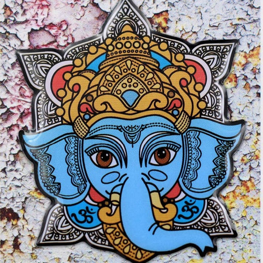 Hindu Elephant Lucky Ganesh Chaturthi Enamel Lapel Pin