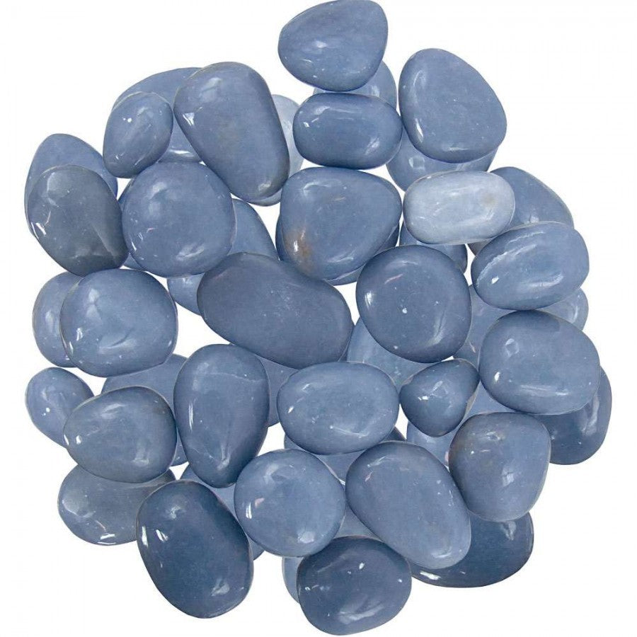 Angelite (Anhydrite) Tumbled - Tree Of Life Shoppe