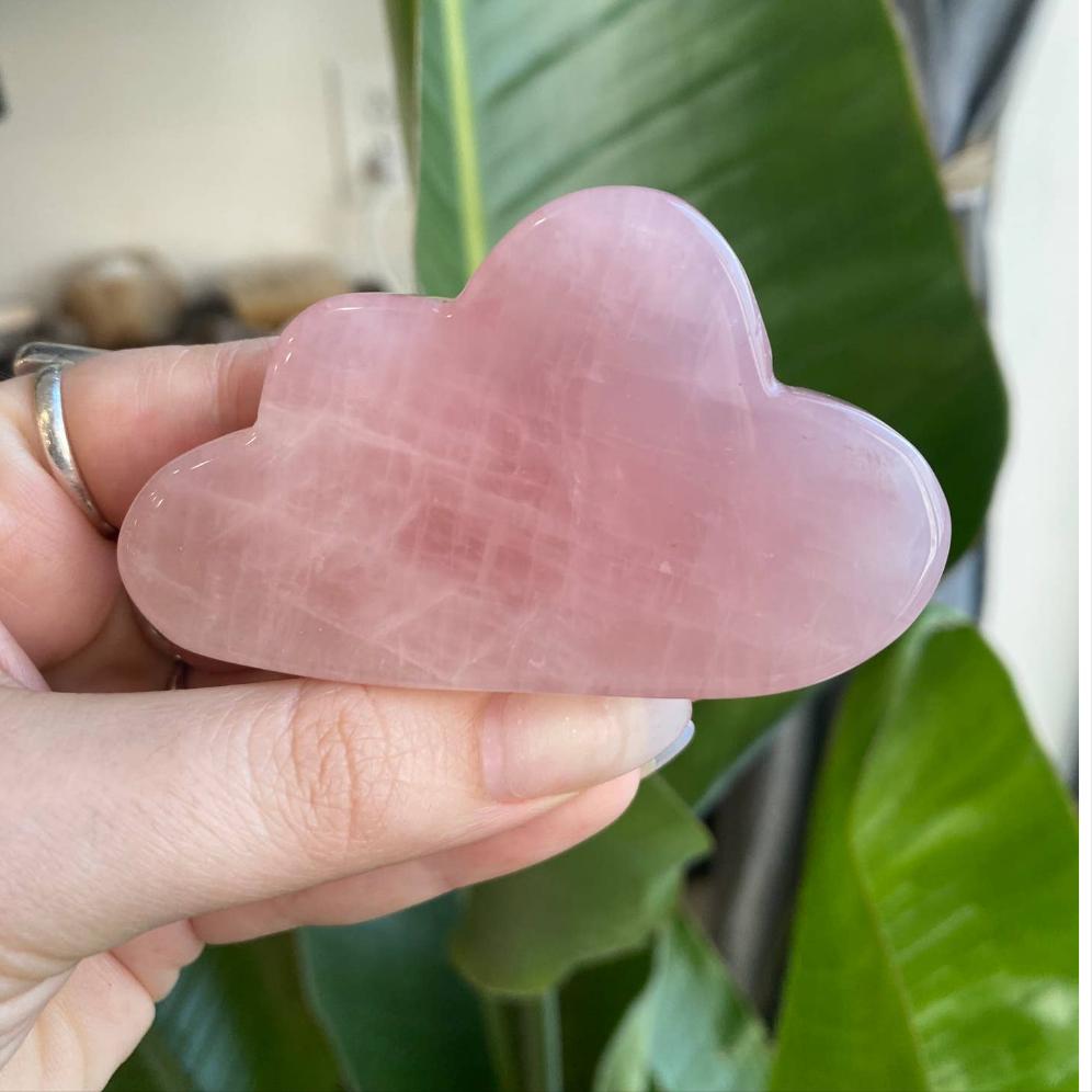 Gemstone & Crystal Carved Clouds