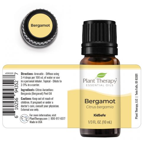 Bergamot Essential Oil 10ml ( Kidsafe )