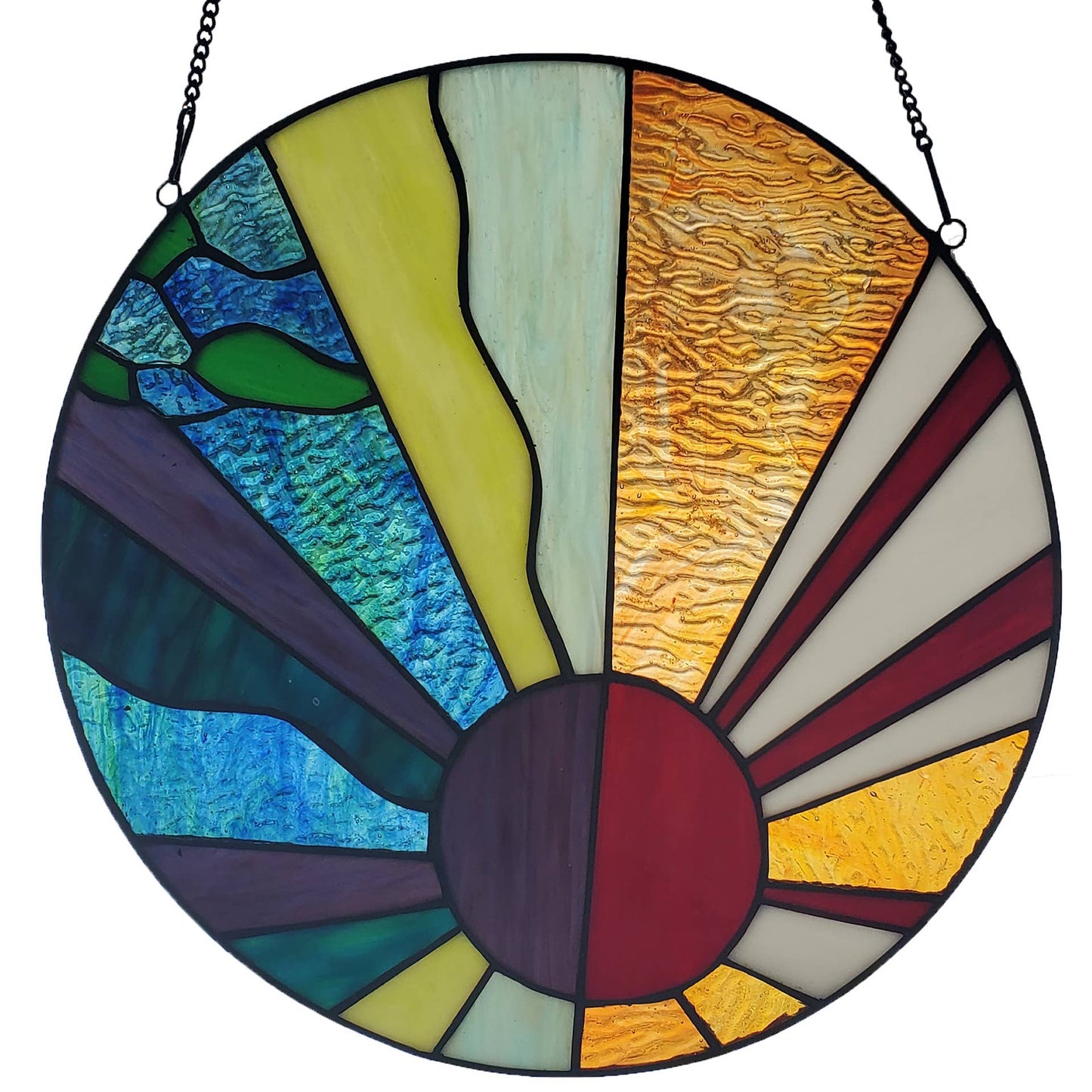 Isaiah Multicolor Stainedglass Window Panel