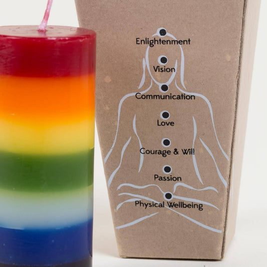 Chakra Meditation Candle (Unscented) in Gift Box
