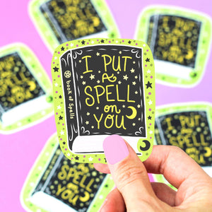 Color Sticker: Spellbook Witch Sticker