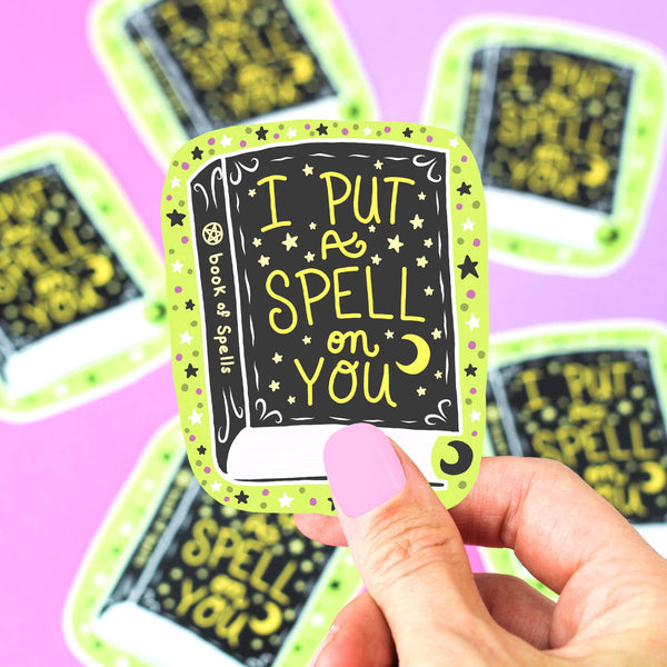 Color Sticker: Spellbook Witch Sticker