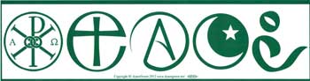 Peace Symbols, bumper sticker - Tree Of Life Shoppe