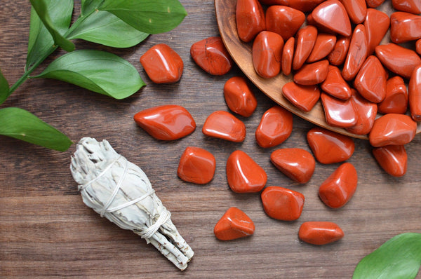 Jasper, Red - Tumbled - Tree Of Life Shoppe