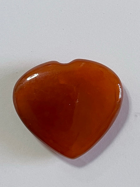 Gemstone Carved Hearts 25-30mm