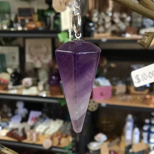 6-Sided Gemstone Pendulums - Tree Of Life Shoppe