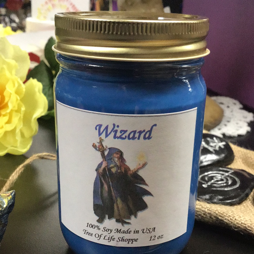 Wizard Soy Intention Candle - Tree Of Life Shoppe