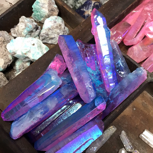 Purple Aura Quartz Points - Tree Of Life Shoppe