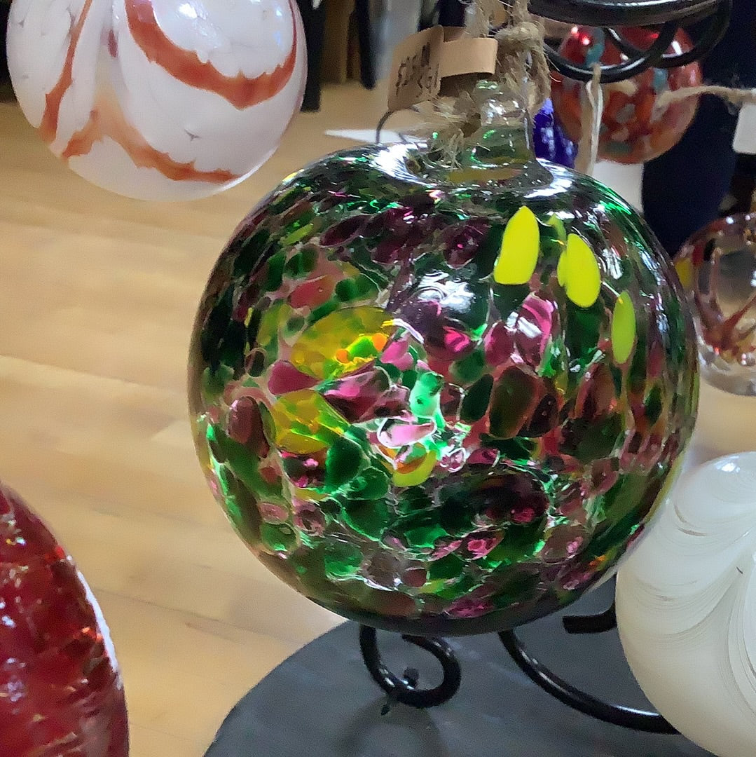 Summer Garden Witch Ball, Gazing Style 4 inches