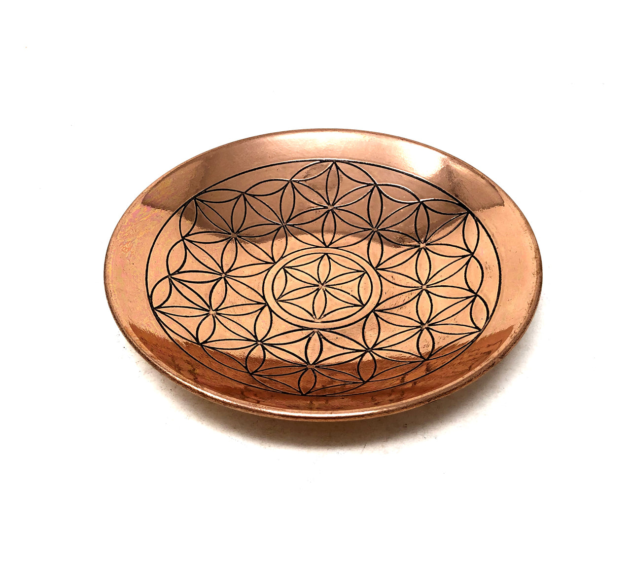 Seed Of Life Copper Bowl 6 inches