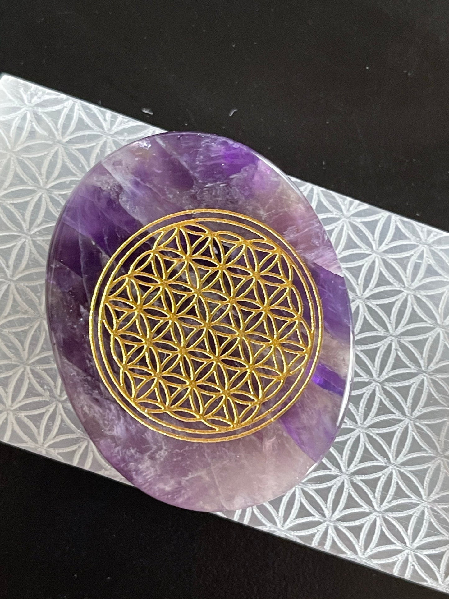Flower of Life Palm Stone Collection - Various - Tree Of Life Shoppe