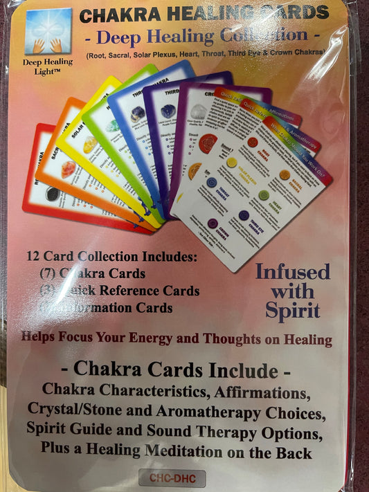 Chakra Healing Kit - 12 Card Collection
