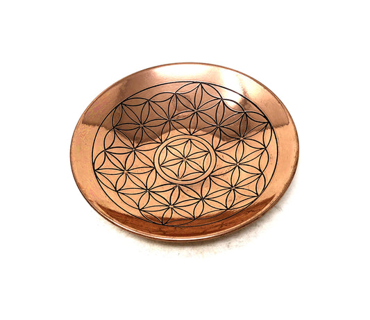 Seed Of Life Copper Bowl 6 inches