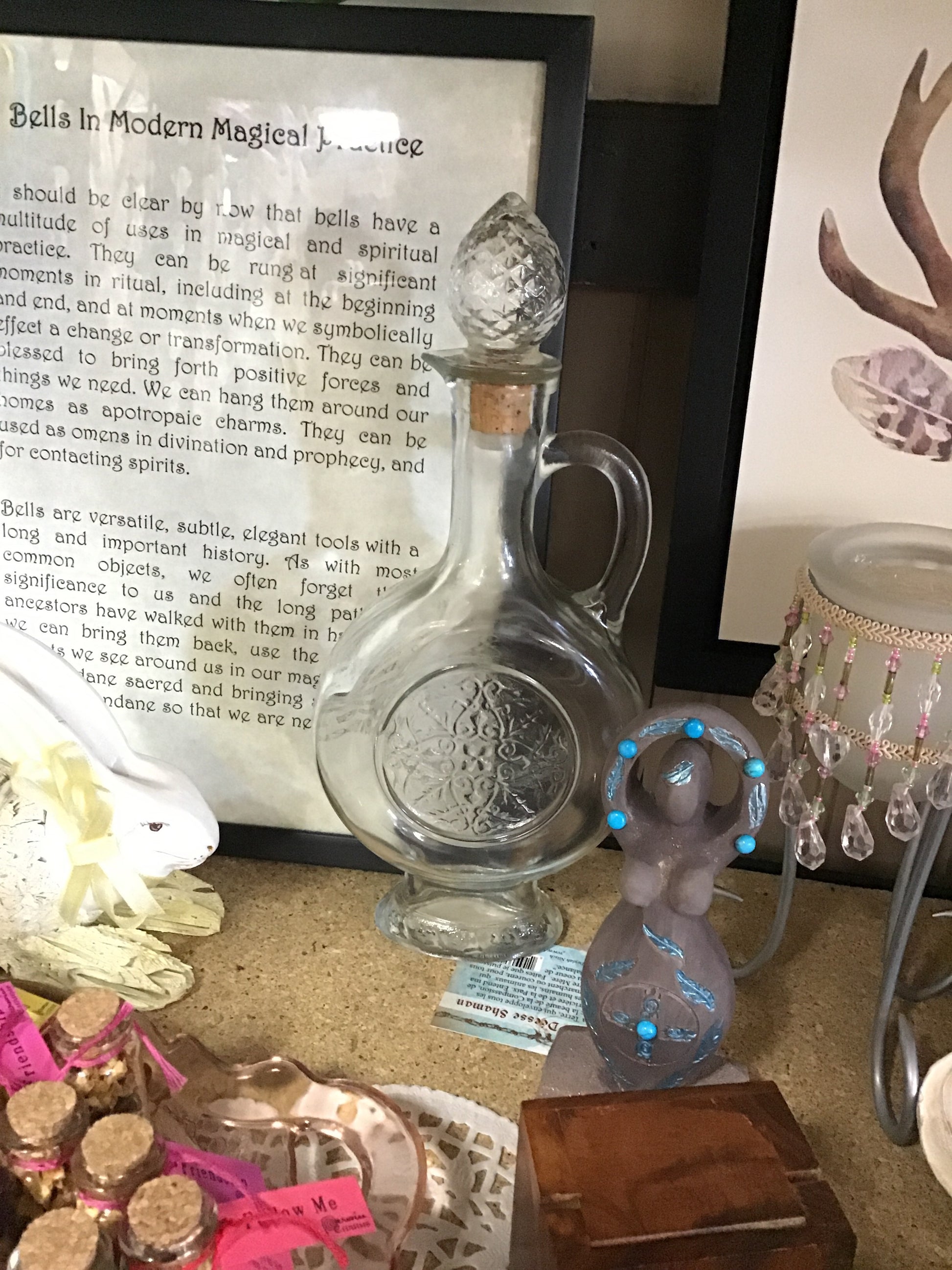 One of a Kind! 1970s Avon Clear Glass Bottle - Tree Of Life Shoppe