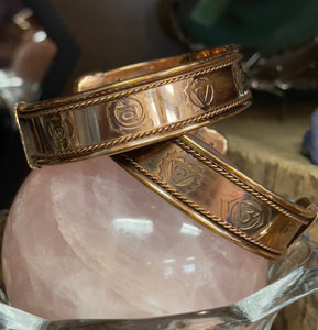 Copper Bracelet Magnetic ( Chakras )