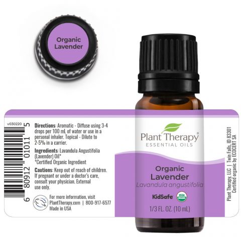 Organic Lavender  Essential Oil 10ml - Kidsafe