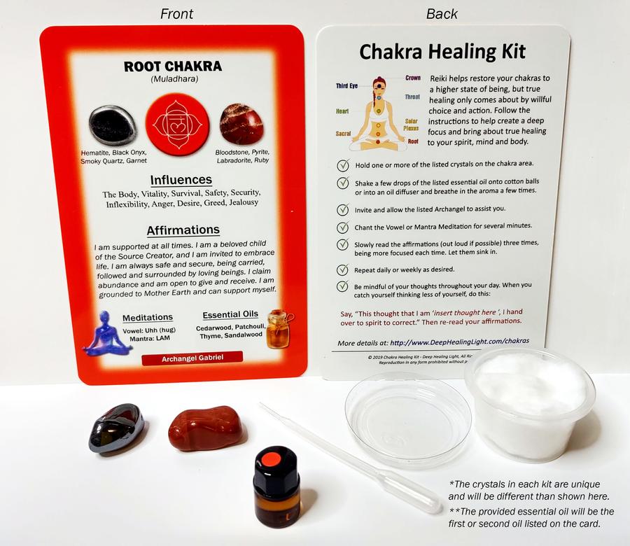 Root Chakra Healing Kit - Tree Of Life Shoppe