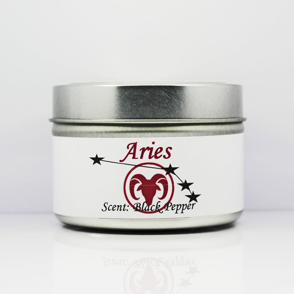 Aries Astrological Candle Tin 4 oz.