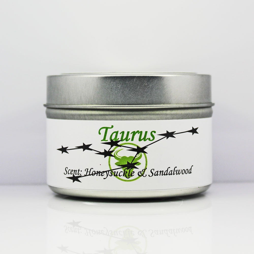 Taurus Astrological Candle Tin 4 oz.