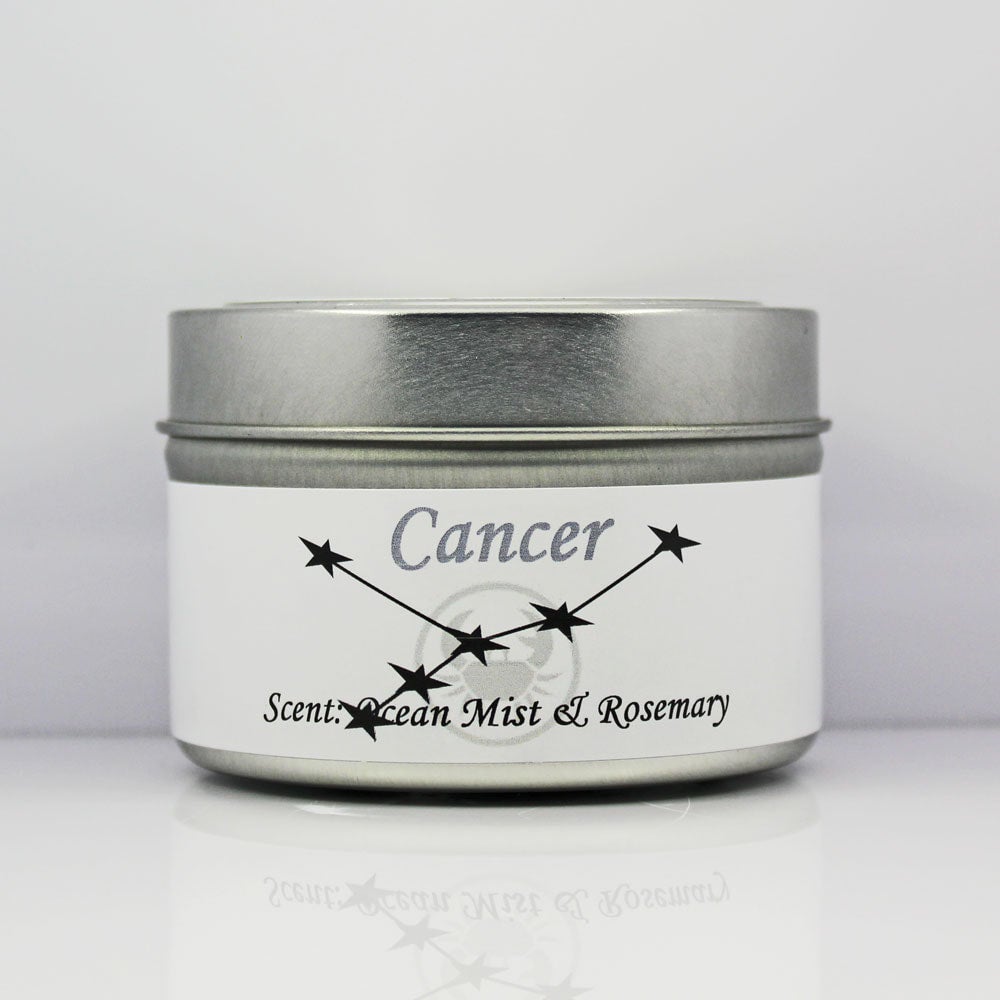 Cancer Astrological Candle Tin 4 oz.