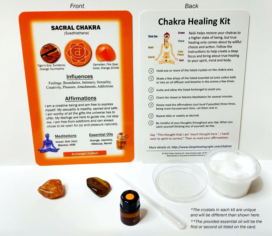 Sacral Chakra Healing Kit - Tree Of Life Shoppe